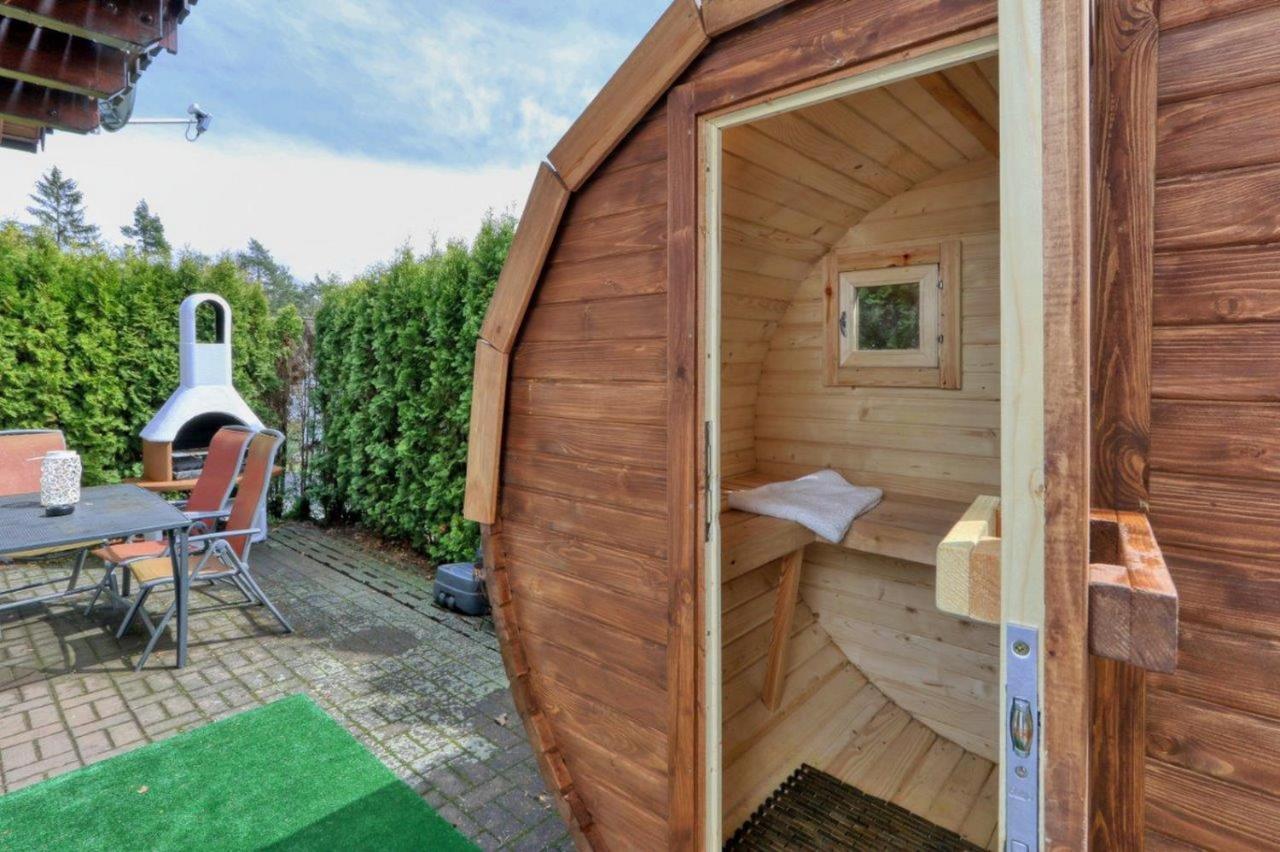 Seepark Kirchheim Ferienhaus bei Diane mit Sauna Exterior foto